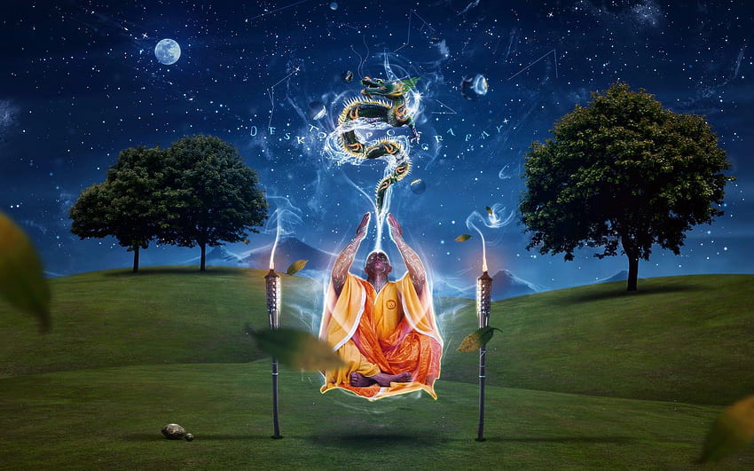 Spirituelle Meditation – Erwachen der Kundalini – – New Earth Project HD-Hintergrundbild